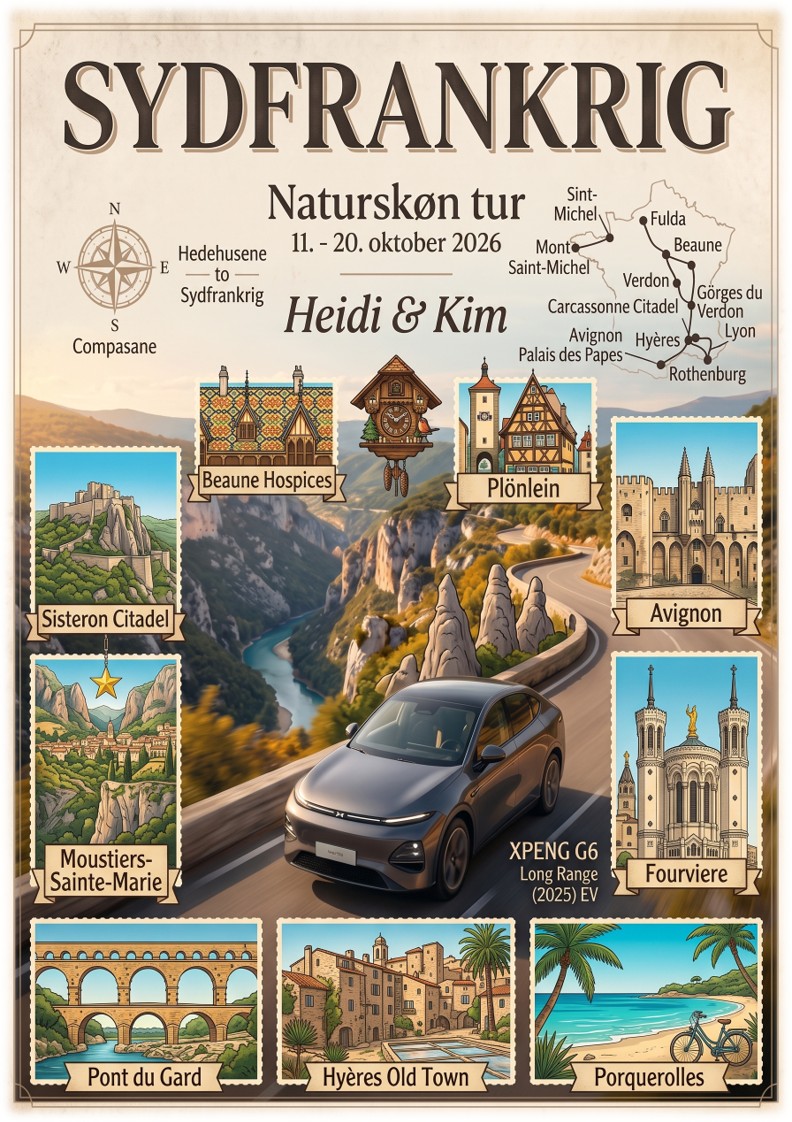Sydfrankrig Forsidebillede via Schweiz